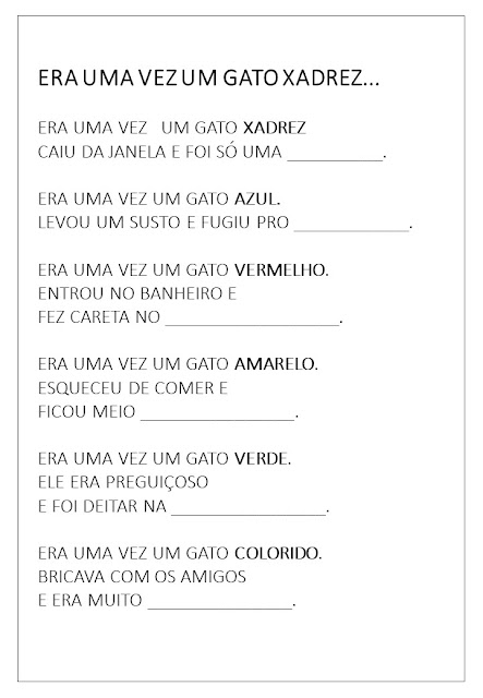 ERA UMA VEZ UM GATO XADREZ – Criar Recriar Ensinar