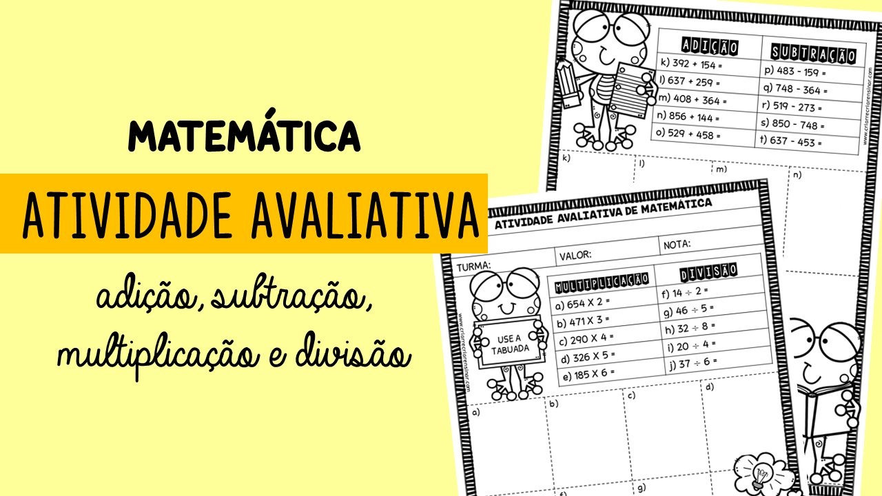 TABUADA INDIVIDUAL PARA IMPRIMIR – Criar Recriar Ensinar